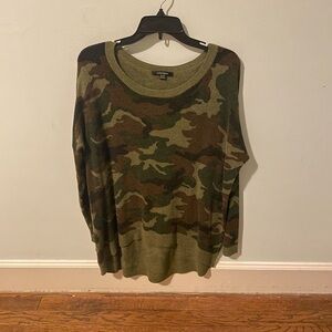 Oversized Camo Sweater